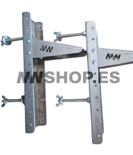 soporte aluminio planchas desatasco para vehículo 4x4